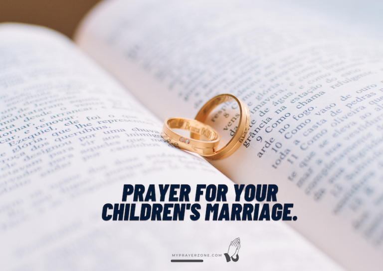 Prayer for Your Children Marital Success