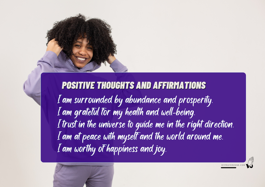 Positive Thought and Affirmations to Say to Yourself Everyday