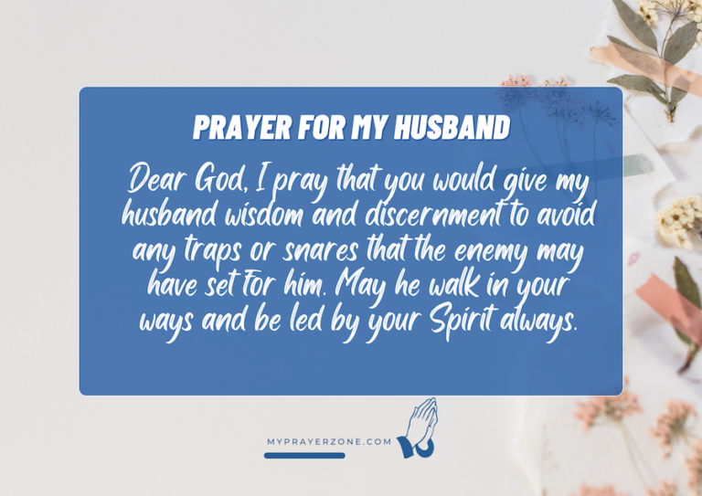 Prayer for My Husband