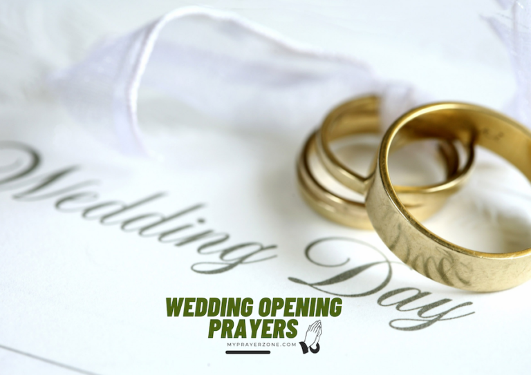 WEDDING OPENING PRAYER