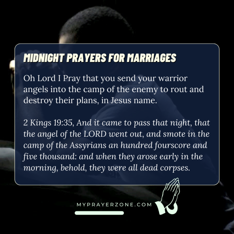 MIDNIGHT PRAYERS FOR MARRIAGES