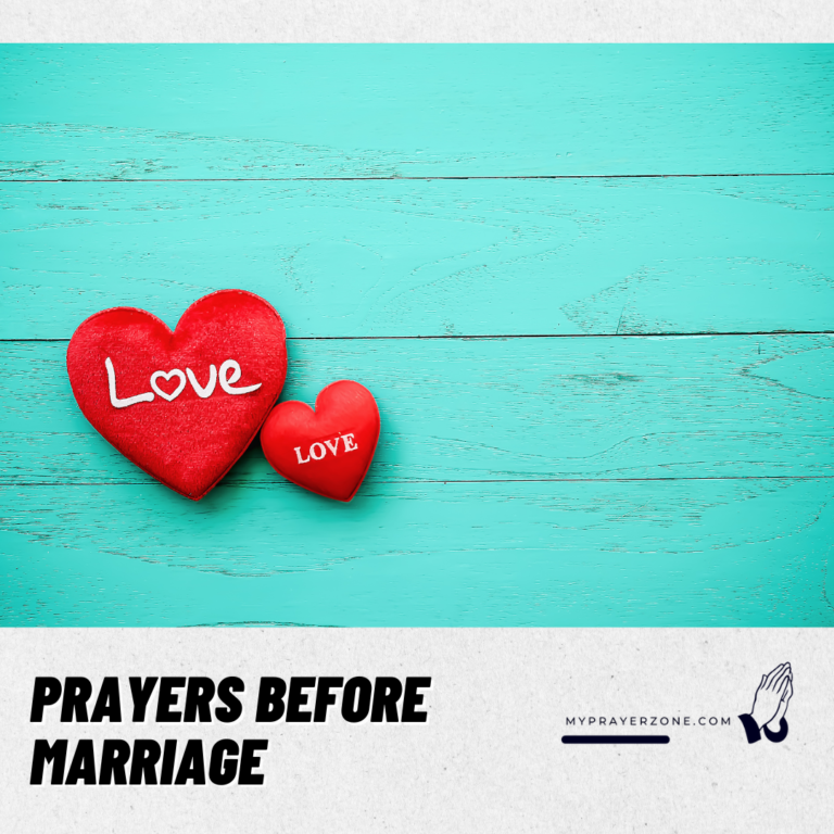 PRAYERS BEFORE MARRIAGE