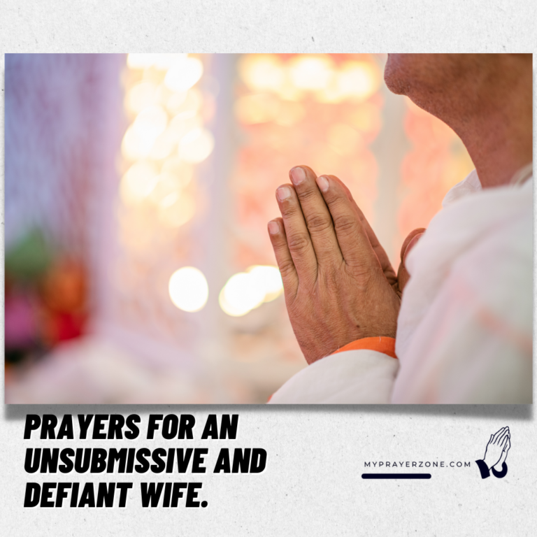 PRAYERS FOR A STUBBORN WIFE