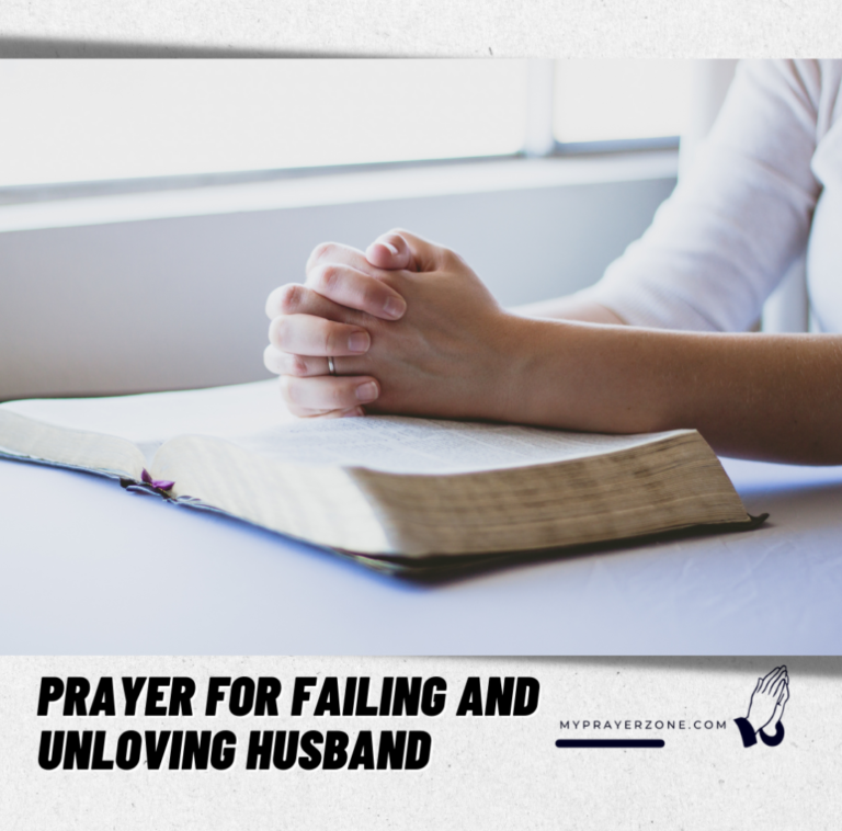 prayer for unloving husband