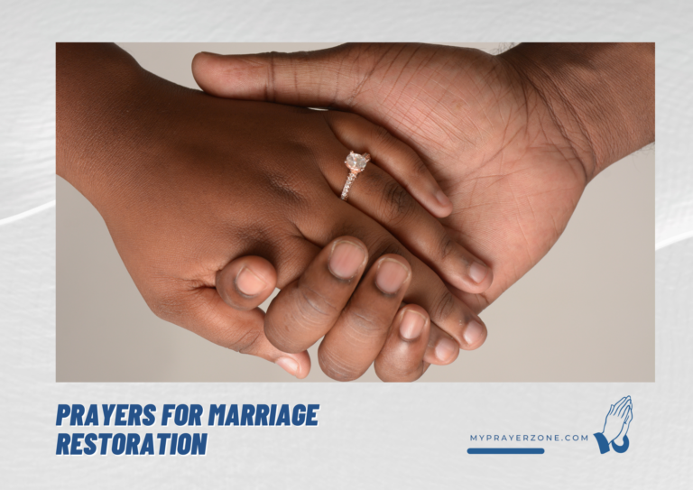 PRAYERS FOR MARRIAGE RESTORATION