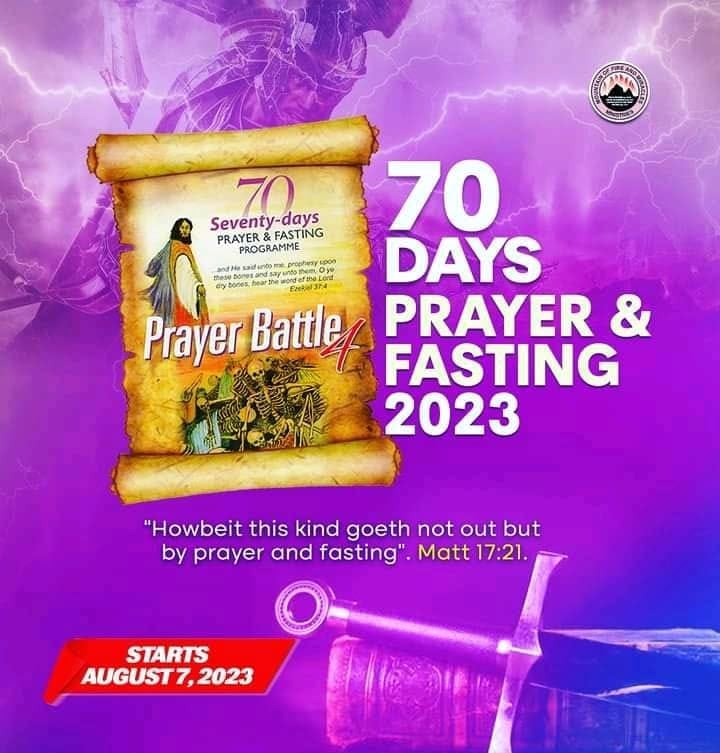 MFM 70 DAYS PRAYER & FASTING ( Day 1 to 70 )