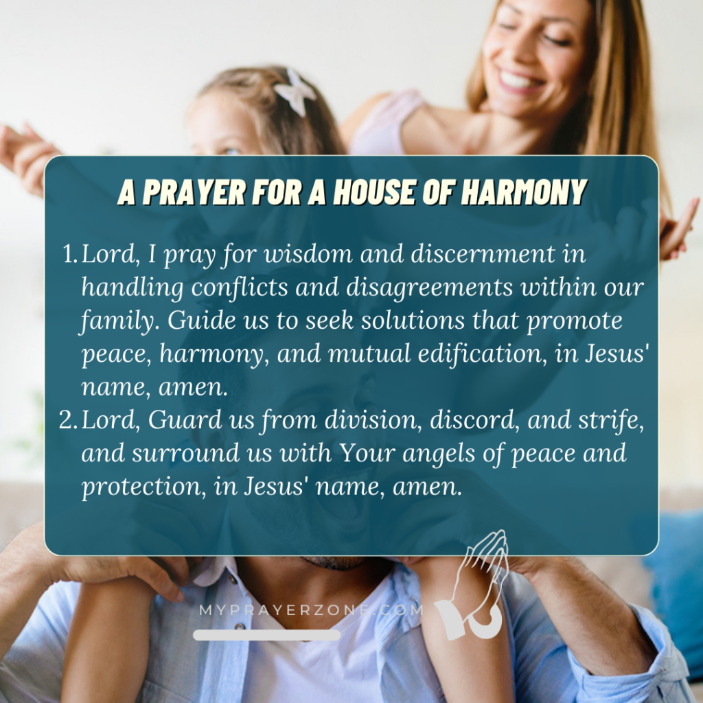 A Prayer for a House of Harmony