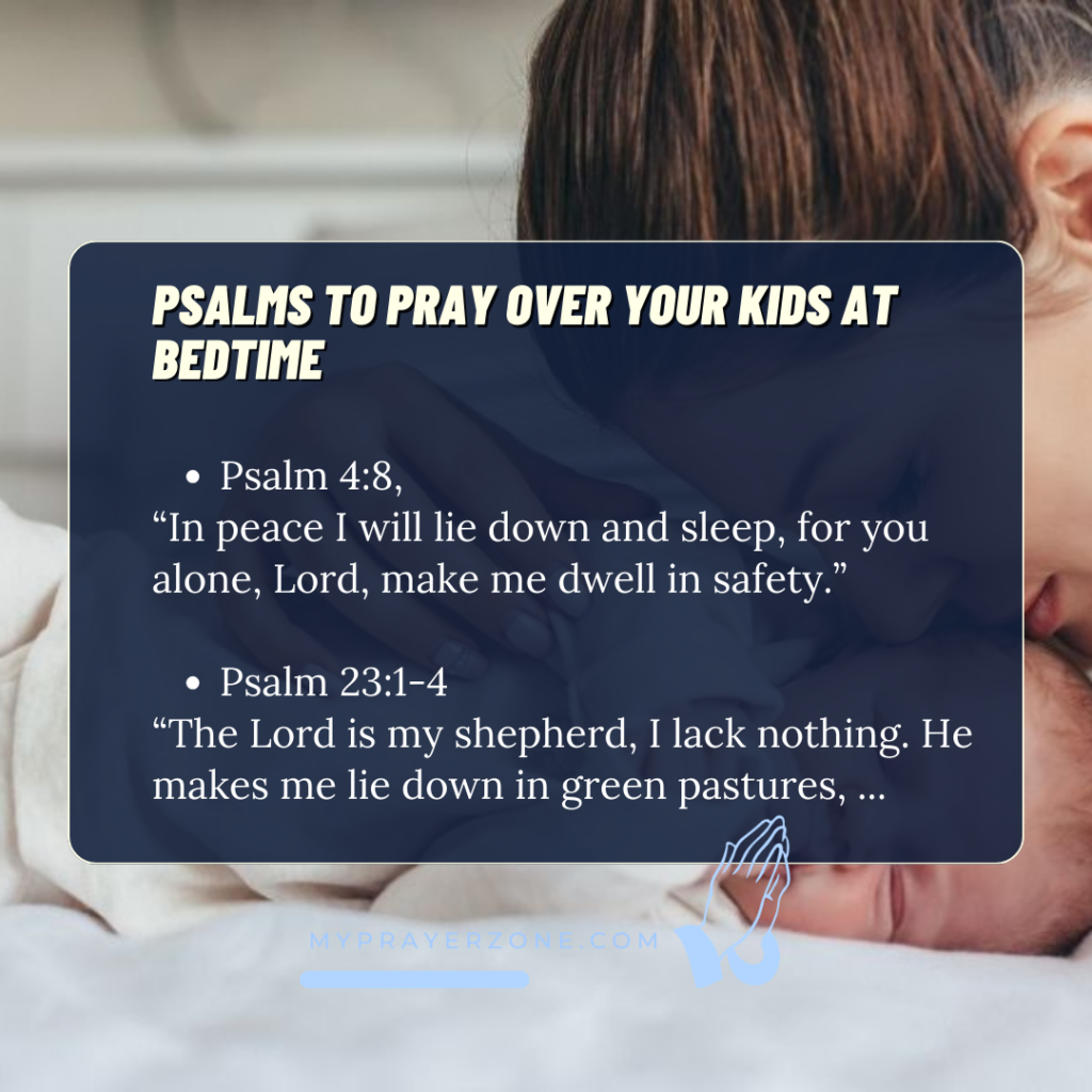 Psalms to Pray Over Your Kids at Bedtime