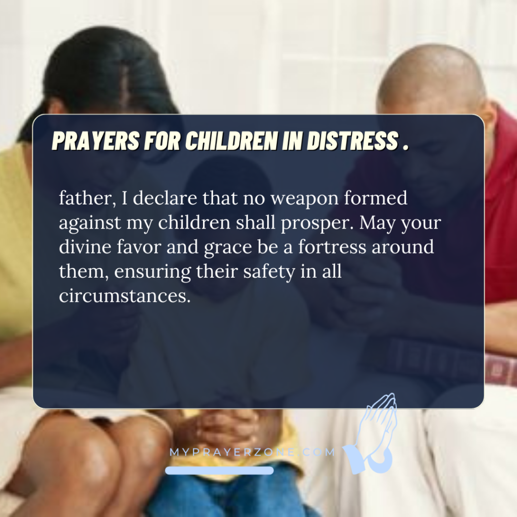 Prayers for Children's Safety and Protection