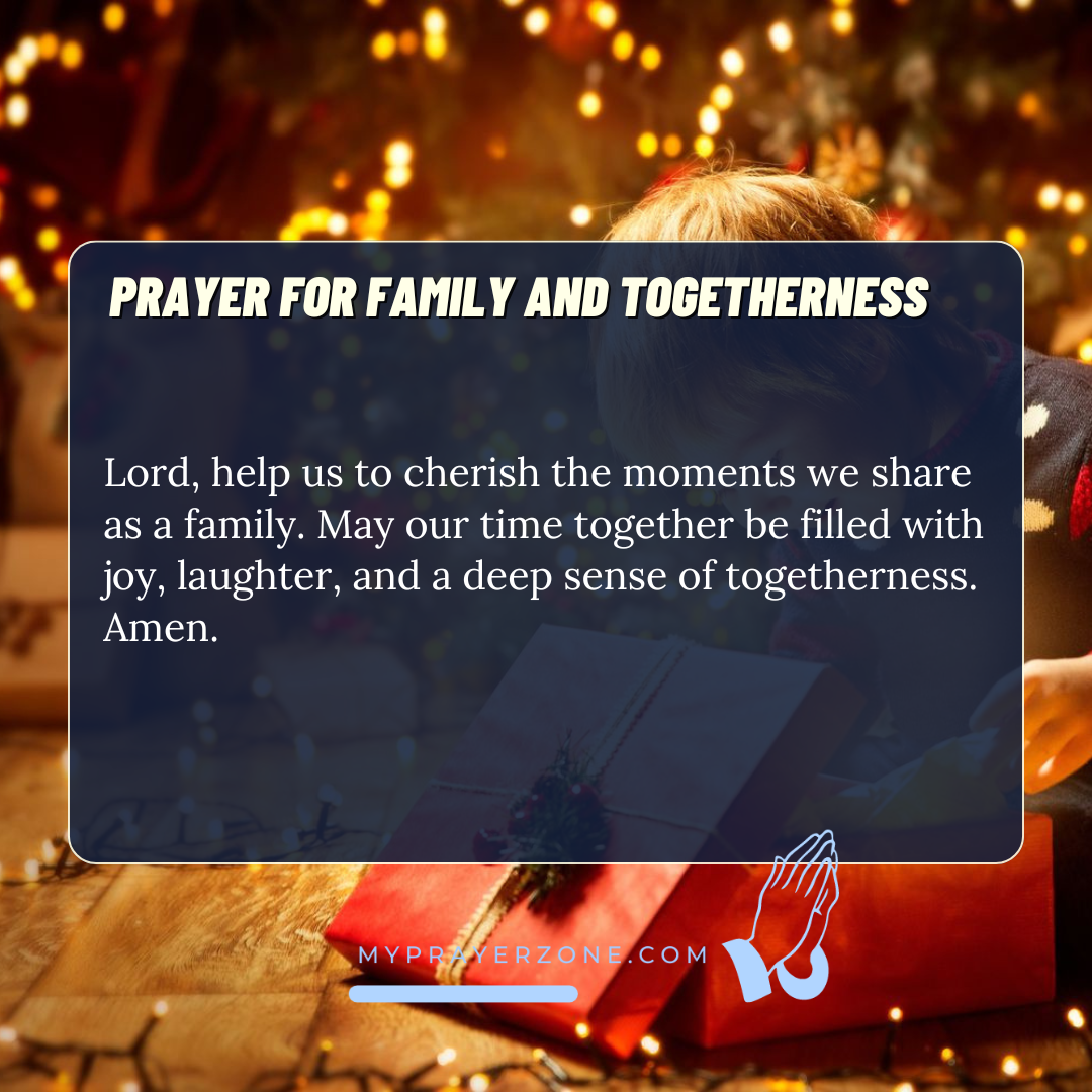 Prayer for Family and Togetherness