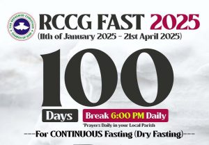 RCCG 100 Days Fasting & Prayer 2025